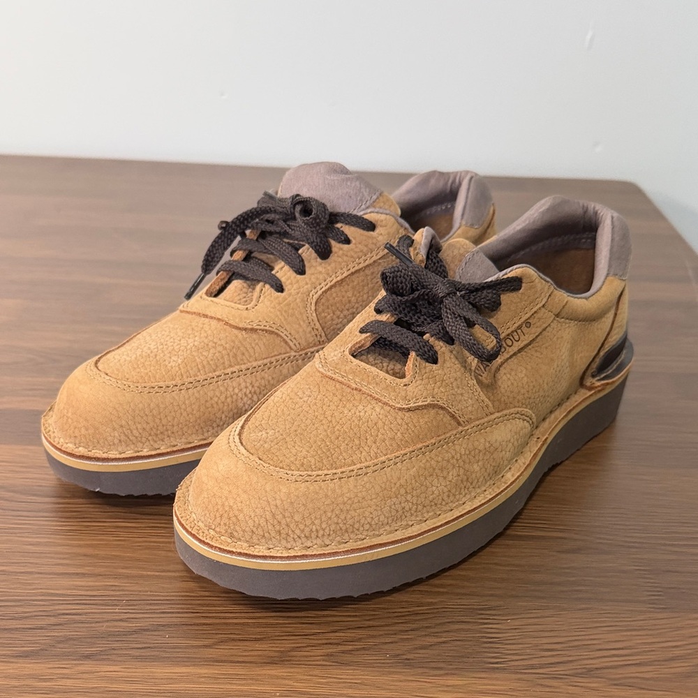 Ultra Walker Men's Tan‎ Oxford Nubuck Shoes Sz 9A